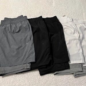Men’s lot of 2 in 1 athletic shorts DSG (5 pair)